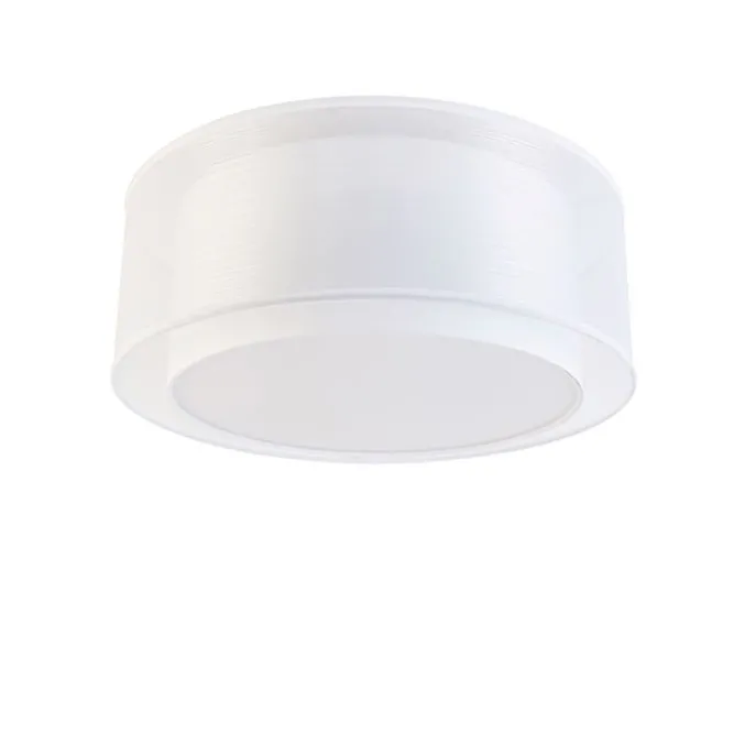 Moderne plafonnière wit 50 cm 3-lichts - Drum Duo