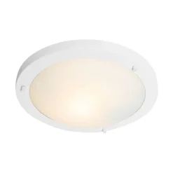 Moderne plafonnière wit 31 cm IP44 - Yuma
