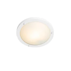 Moderne plafonnière wit 31 cm IP44 - Yuma