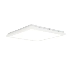 Moderne plafonnière wit 40cm vierkant incl. LED 3-staps dimbaar IP44 - Steve