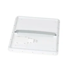 Moderne plafonnière wit 40cm vierkant incl. LED 3-staps dimbaar IP44 - Steve