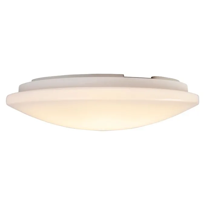 Moderne plafonnière wit incl. LED 15W IP44 - Tiho