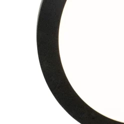 Moderne plafonnière zwart 30 cm incl. LED IP44 - Steve