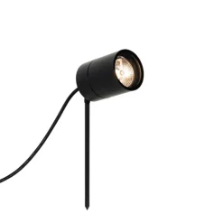 Moderne prikspot zwart AR70 verstelbaar IP44 - Solo