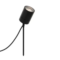 Moderne prikspot zwart AR70 verstelbaar IP44 - Solo