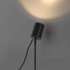 Moderne prikspot zwart AR70 verstelbaar IP44 - Solo