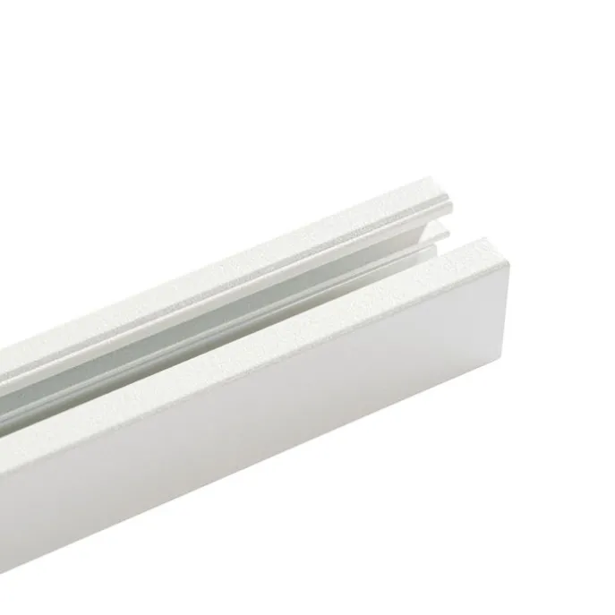 Moderne rail wit 80cm 1-fase - Slimline