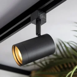 Moderne railspot 1-fase zwart - Iconic Jeana