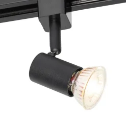 Moderne railspot zwart 1-fase railspot - Iconic Jeany