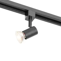 Moderne railspot zwart 1-fase railspot - Iconic Jeany