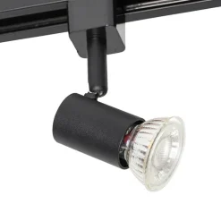 Moderne railspot zwart 1-fase railspot - Iconic Jeany