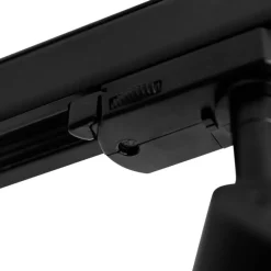 Moderne railspot zwart voor 3-fase rail GU10 111mm - 3-Phase Jeany