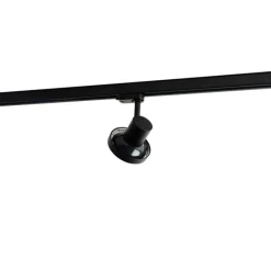 Moderne railspot zwart voor 3-fase rail GU10 111mm - 3-Phase Jeany
