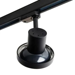 Moderne railspot zwart voor 3-fase rail GU10 111mm - 3-Phase Jeany