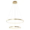 Moderne ring hanglamp goud incl. LED - Anella Duo