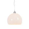 Moderne ronde hanglamp opaal wit - Globe