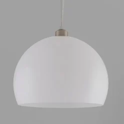 Moderne ronde hanglamp opaal wit - Globe