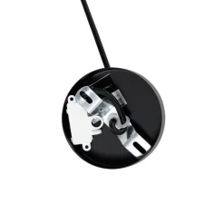 Moderne ronde hanglamp zwart met goud 3-laags - Titus