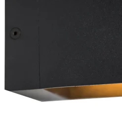 Moderne set van 4 wandlampen zwart - Transfer