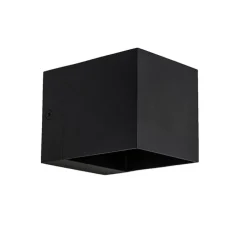 Moderne set van 4 wandlampen zwart - Transfer