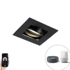 Moderne Smart inbouwspot zwart incl. WiFi GU10 - Artemis