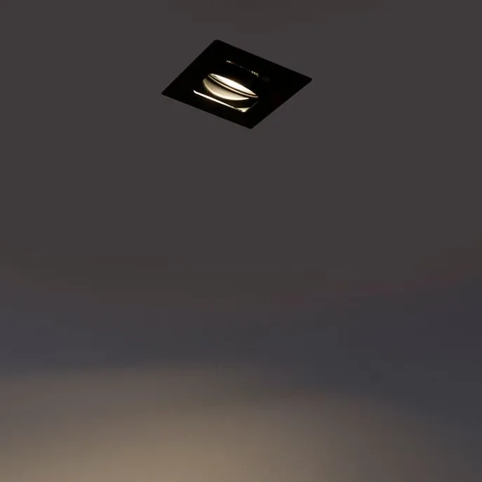 Moderne Smart inbouwspot zwart incl. WiFi GU10 - Artemis