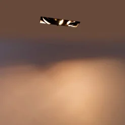 Moderne smart inbouwspot zwart trimless incl. 3 GU10 Wifi - Oneon 3