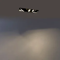 Moderne smart inbouwspot zwart trimless incl. 3 GU10 Wifi - Oneon 3