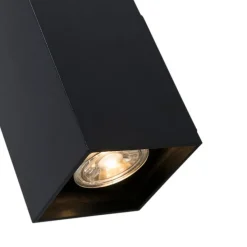 Moderne Smart wandlamp zwart incl. 2 WiFi GU10 - Sandy