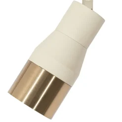 Moderne spot beige met goud voor railsysteem 1-fase GU10 50mm - Iconic Kohua