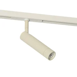 Moderne spot beige met wit voor railsysteem 1-fase - Slimline Uzzy