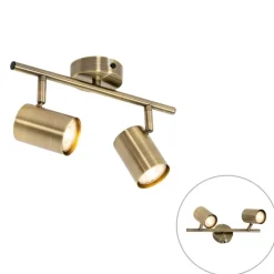 Moderne spot brons kantelbaar 2-lichts - Jeana