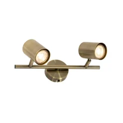 Moderne spot brons kantelbaar 2-lichts - Jeana