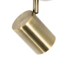 Moderne spot brons verstelbaar vierkant - Jeana