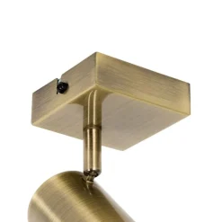 Moderne spot brons verstelbaar vierkant - Jeana
