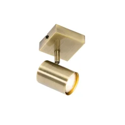 Moderne spot brons verstelbaar vierkant - Jeana