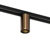 Moderne spot donker brons voor railsysteem 1-fase GU10 50mm - Iconic Ruby Honey