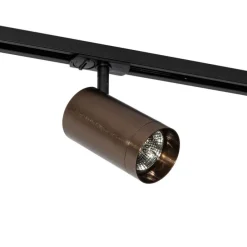 Moderne spot donker brons voor railsysteem 1-fase 70mm - Iconic Jeana Luxe