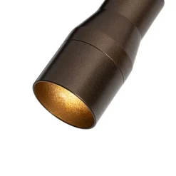 Moderne spot donker brons voor railsysteem 1-fase - Iconic Kohua