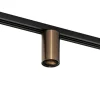 Moderne spot donker brons voor railsysteem 1-fase GU10 35mm - Iconic Ruby Honey