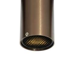 Moderne spot donker brons voor railsysteem 1-fase GU10 35mm - Iconic Ruby Honey