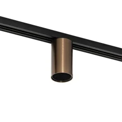 Moderne spot donker brons voor railsysteem 1-fase GU10 35mm - Iconic Ruby Honey