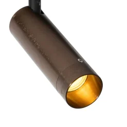 Moderne spot donker brons voor railsysteem 1-fase 35mm - Iconic Jeana Luxe