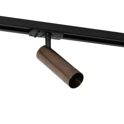 Moderne spot donker brons voor railsysteem 1-fase 35mm - Iconic Jeana Luxe