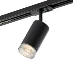 Moderne spot met smoke ring voor railsysteem 1-fase GU10 50mm - Iconic Jeana