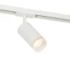 Moderne spot met witte ring voor railsysteem 1-fase GU10 50mm - Iconic Jeana