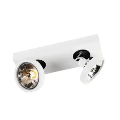 Moderne spot wit draai- en kantelbaar - Ga 2