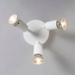Moderne spot wit kantelbaar rond 3-lichts - Jeany