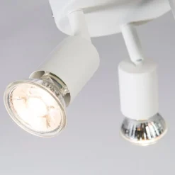 Moderne spot wit kantelbaar rond 3-lichts - Jeany