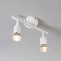 Moderne spot wit kantelbaar 2-lichts - Jeany